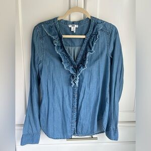 PAIGE denim blouse